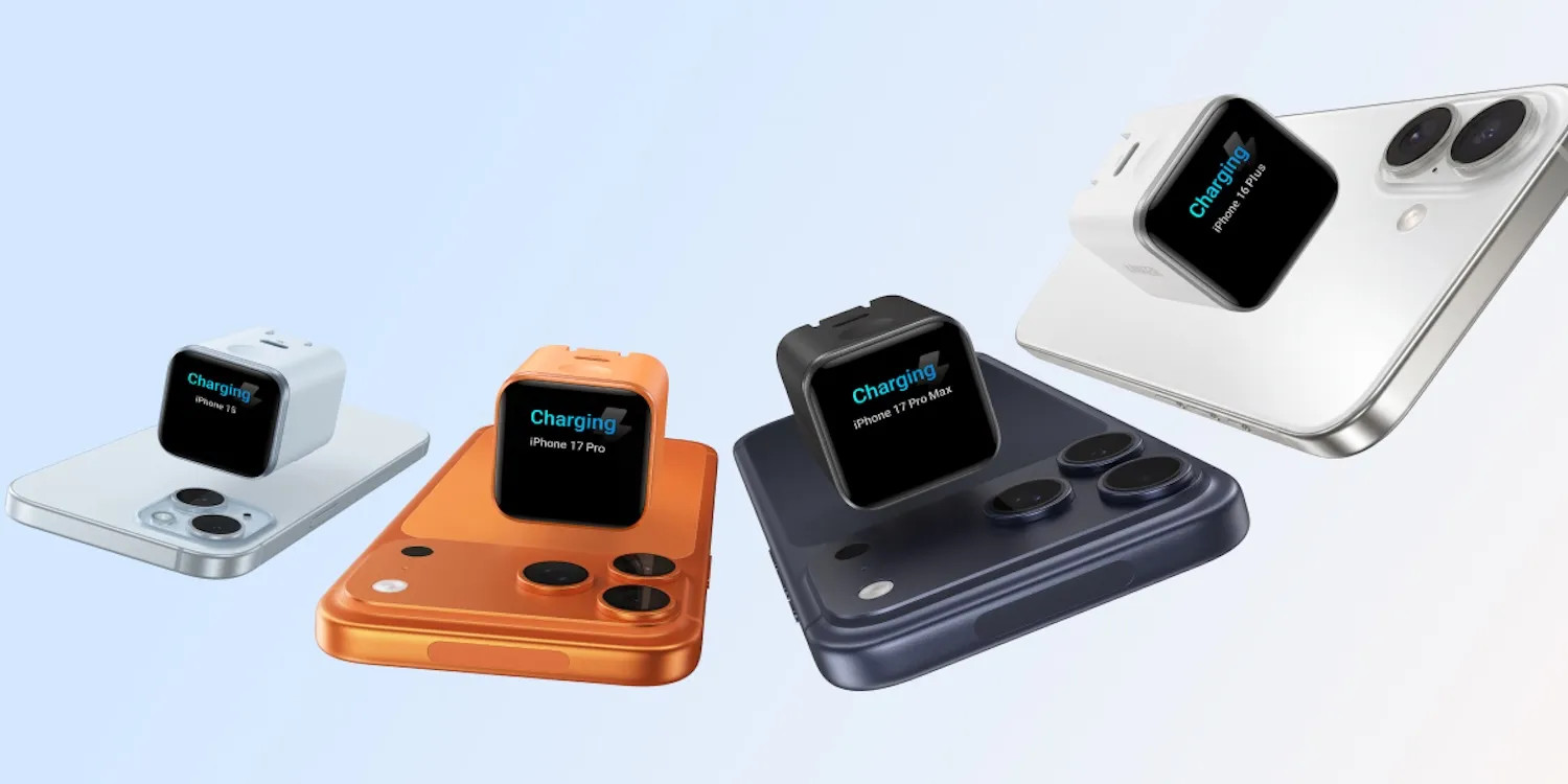 Anker Nano Charger mit digitalem Display in weiß