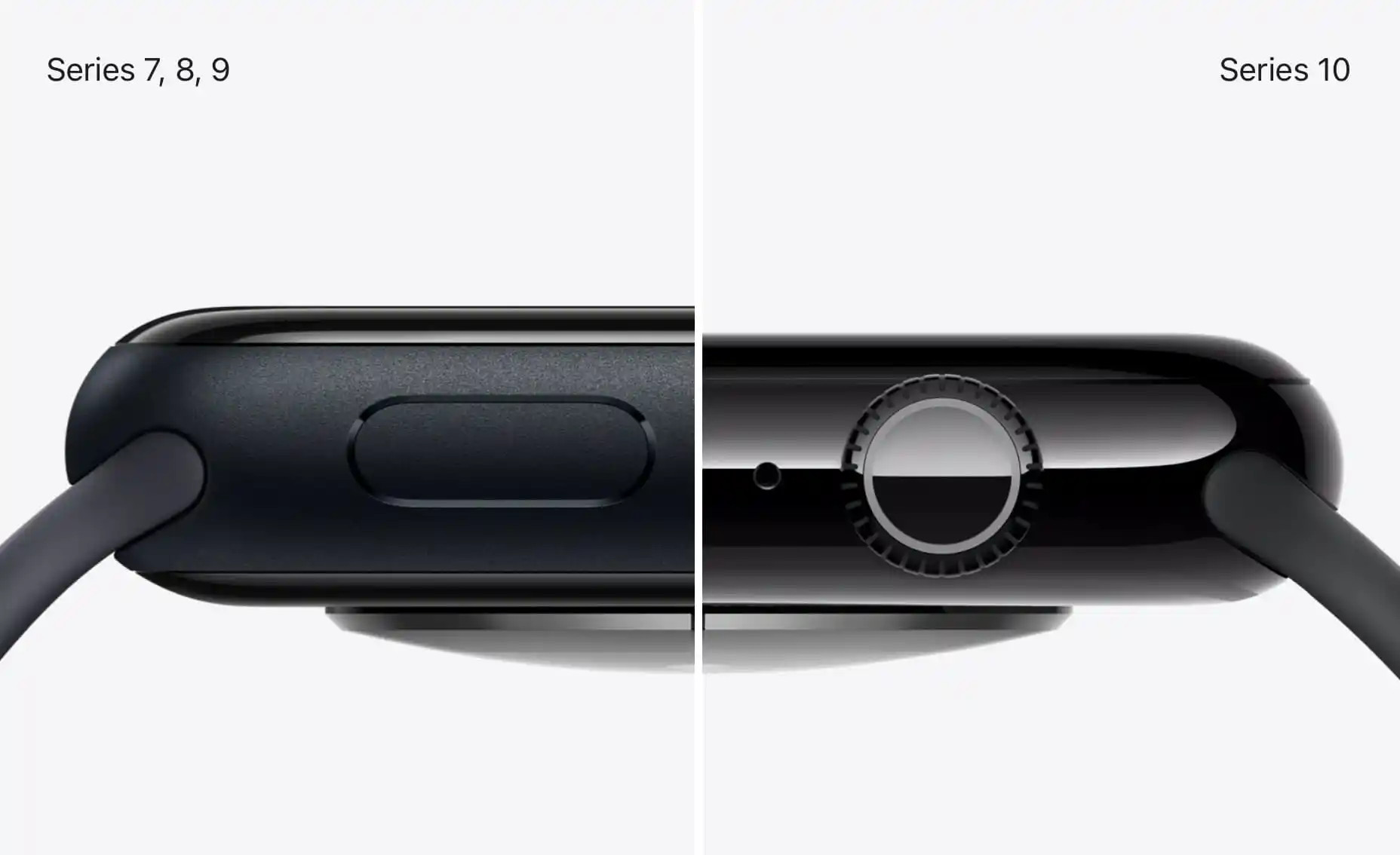 Apple Watch 10 vs 9 thinness