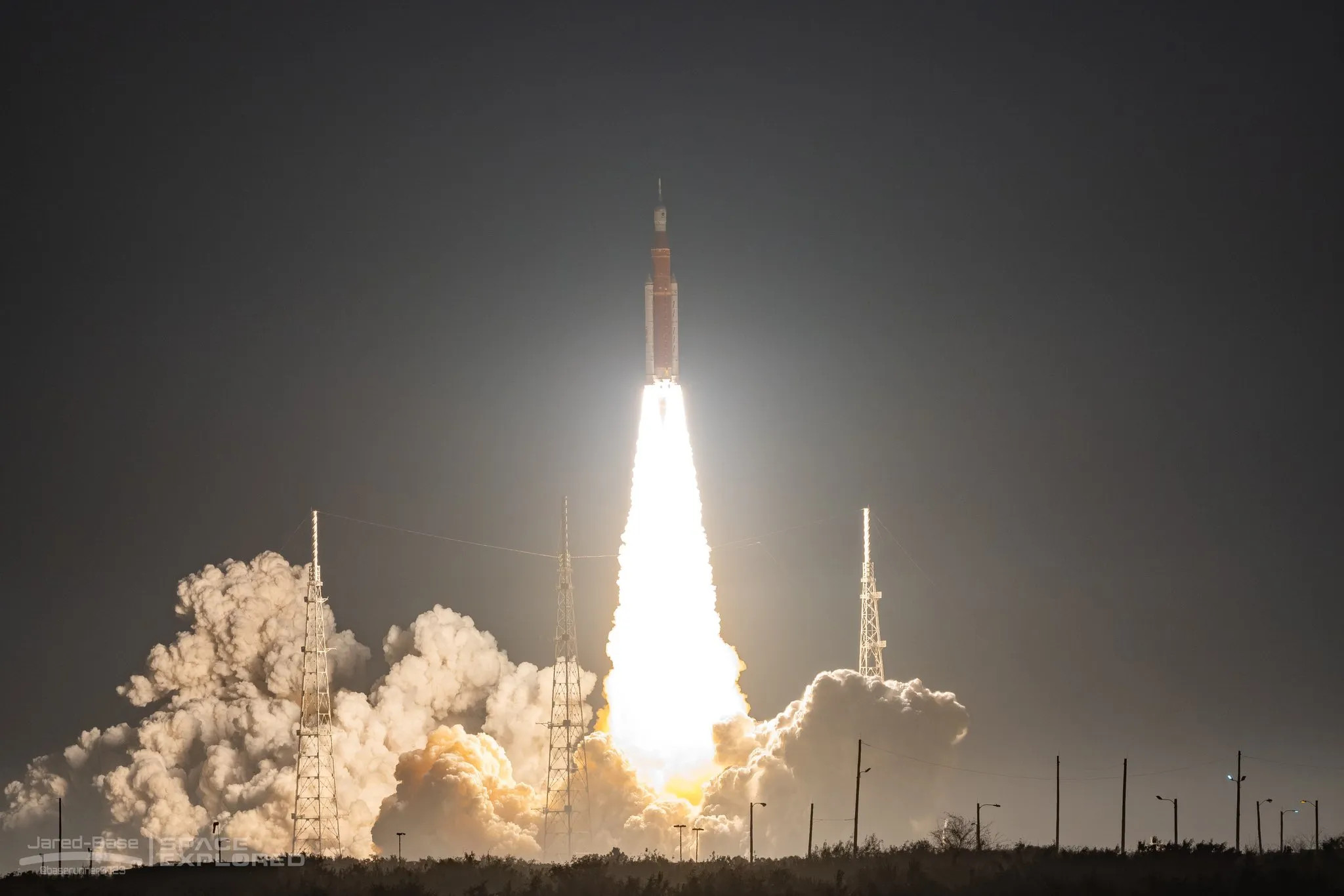 Start des SLS für die Artemis 1 Mission