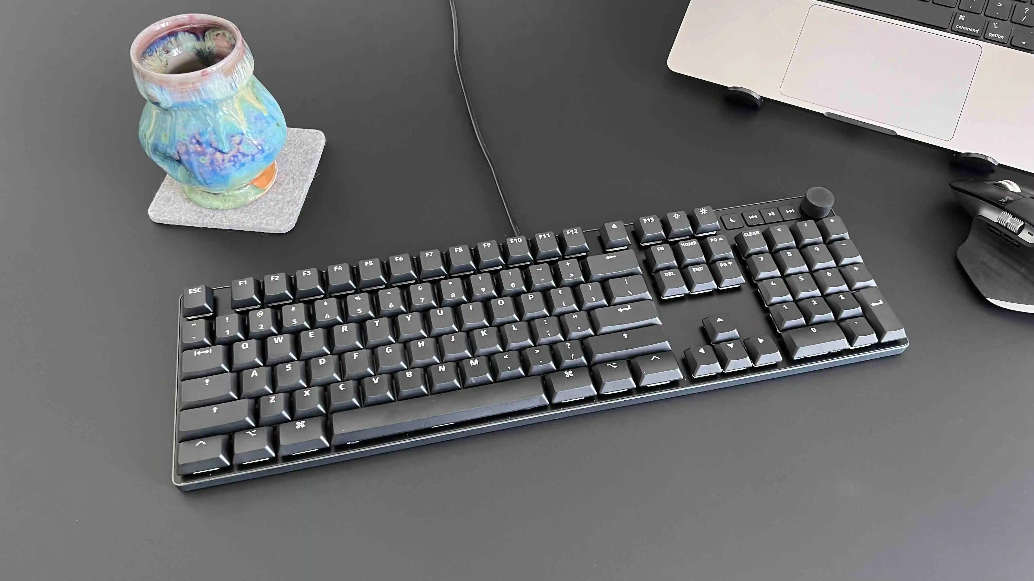 Draufsicht auf das Layout des Das Keyboard MacTigr