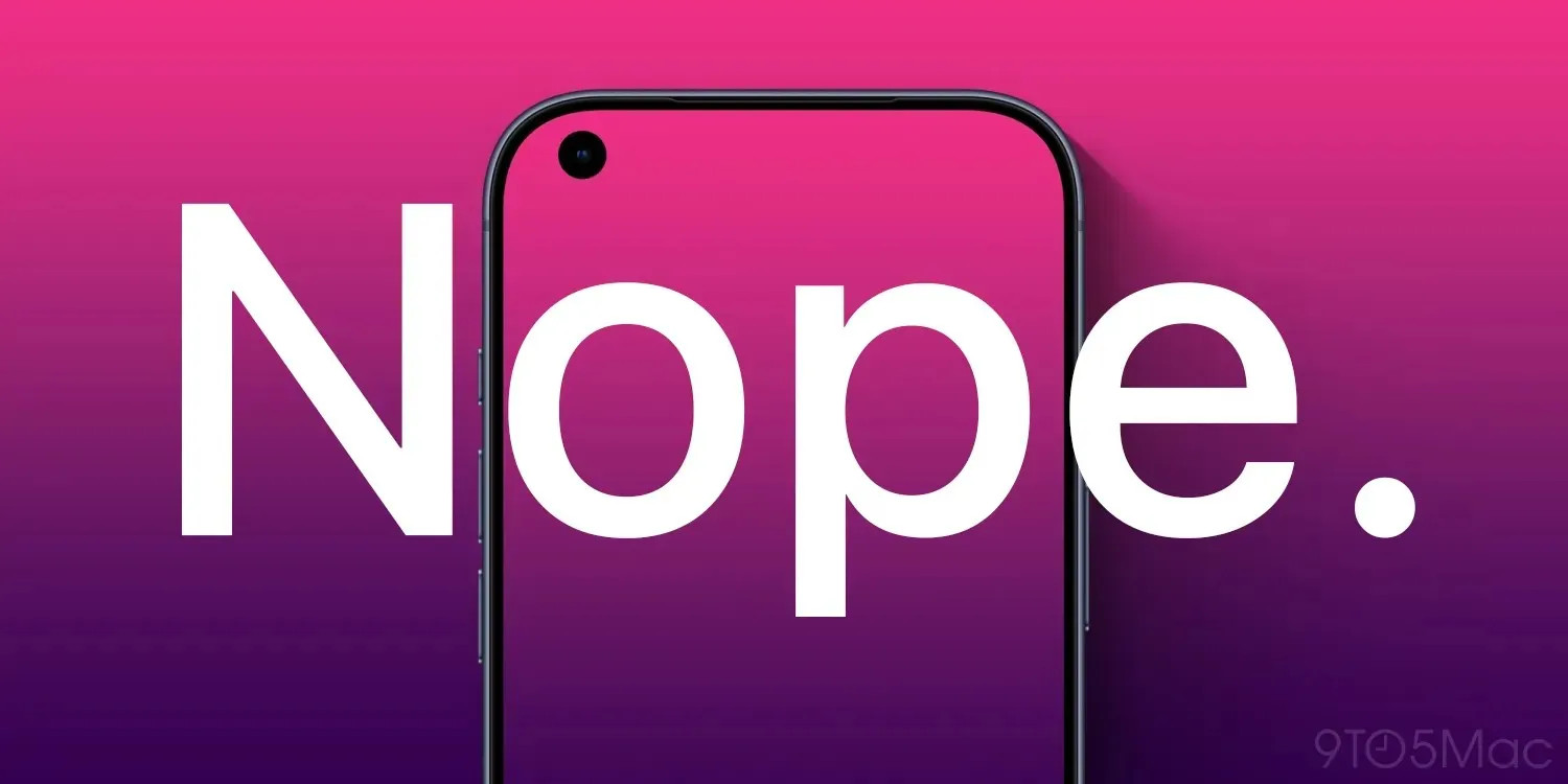 Renderbild des iPhone 18 Pro zeigt die zentrale Position der Selfie-Kamera und die beibehaltene Dynamic Island