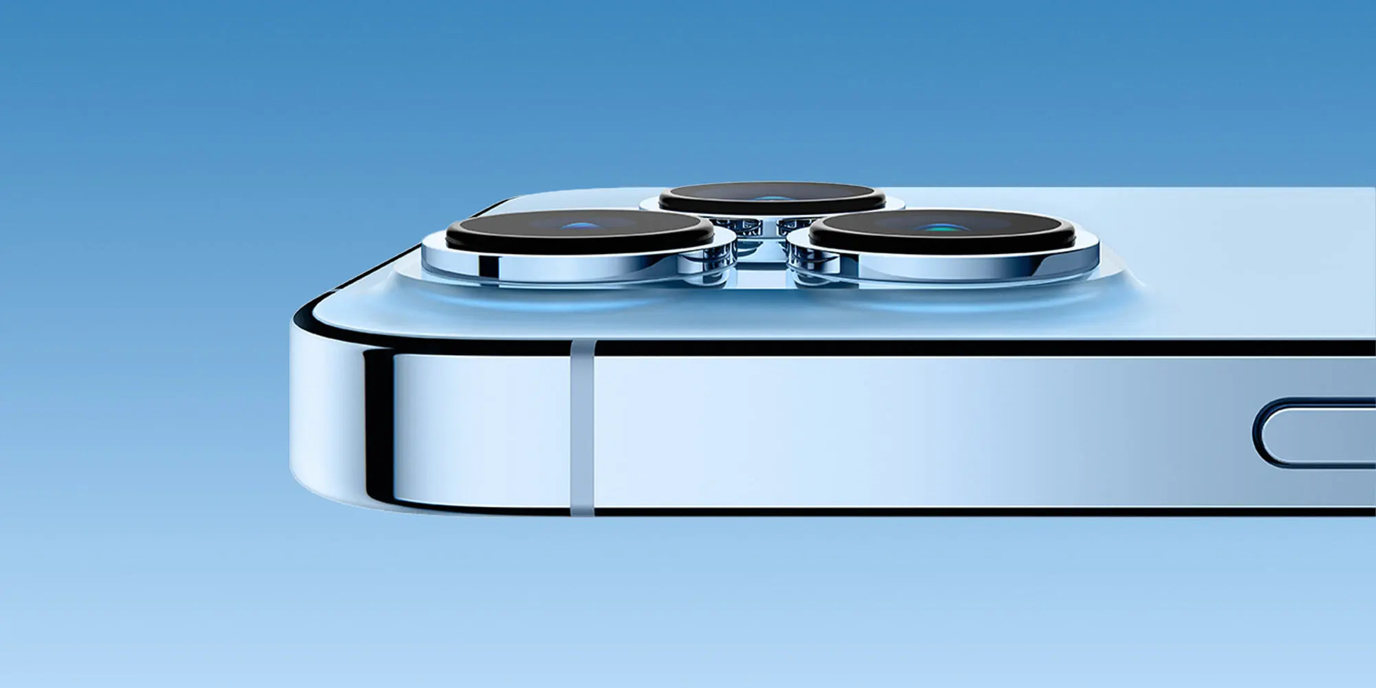 Eine Zeitleiste verschiedener iPhone-Kameramodule, die die Entwicklung der Linsenanzahl und des Designs zeigt