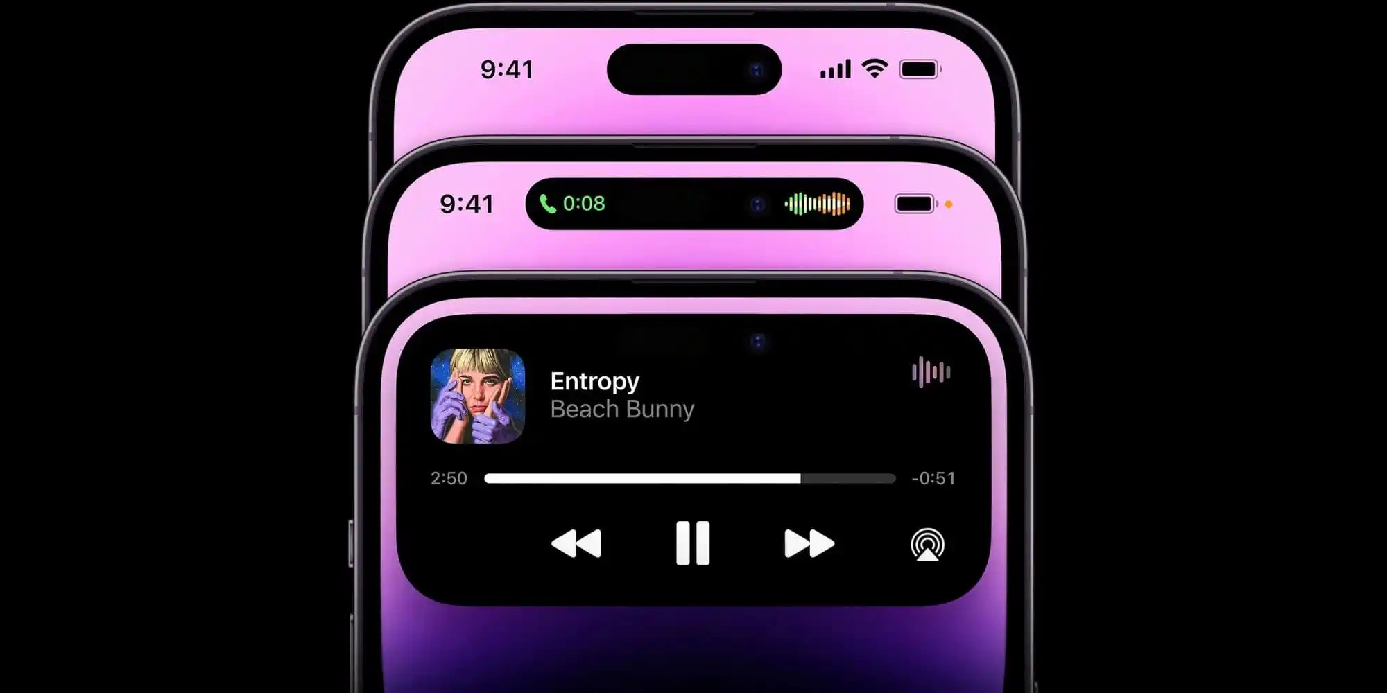 iPhone 14 Pro Dynamic Island Anzeige