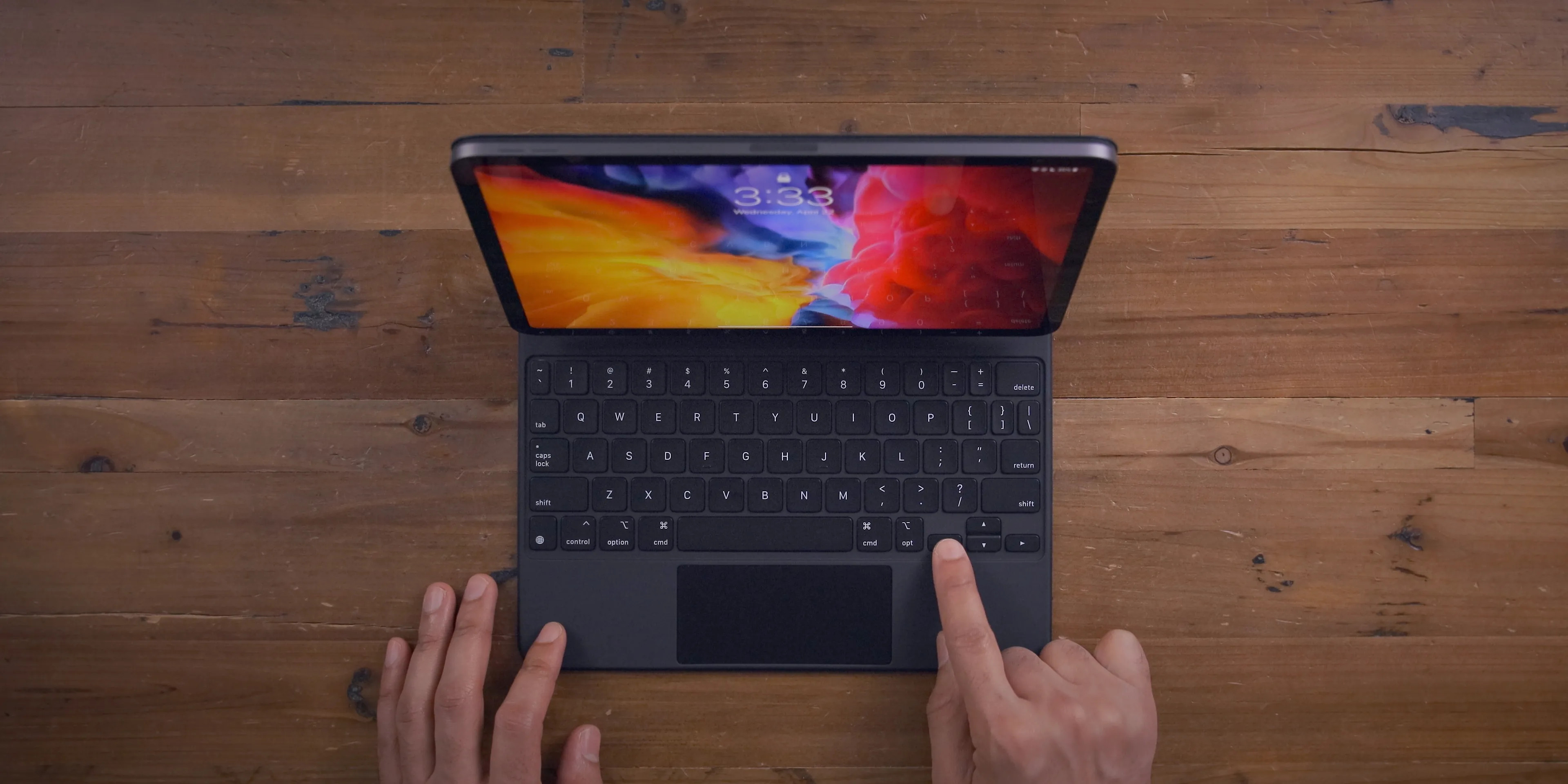 iPad Pro mit Magic Keyboard und Trackpad
