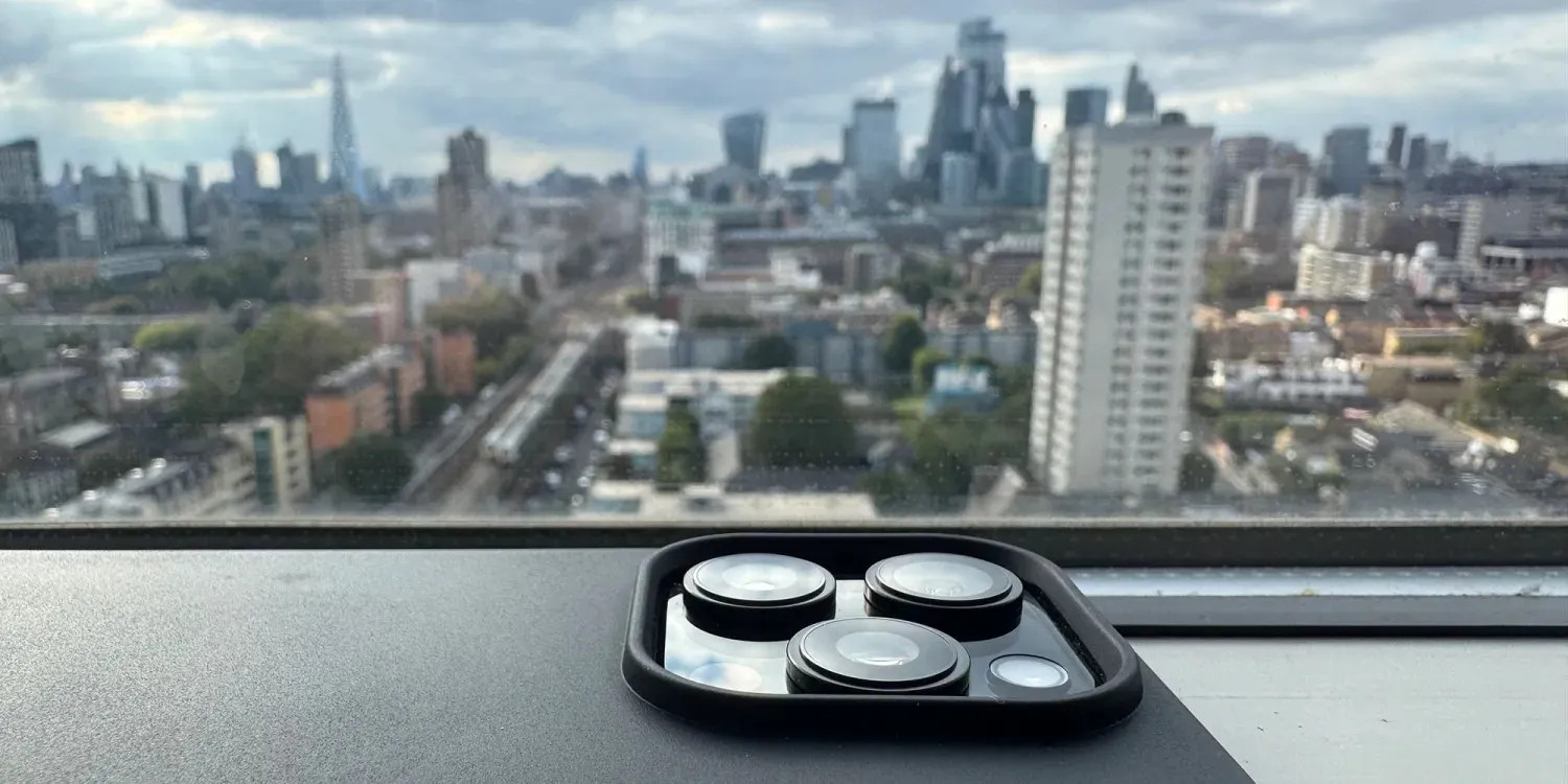 Kameramodul des iPhone mit geringer Tiefenschärfe als Symbolbild für variable Blende